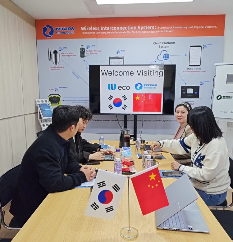 တောင်ကိုရီးယား ဖောက်သည်များသည် ဓာတ်ငွေ့ဘေးကင်းရေး ဖြေရှင်းချက်များနှင့် အိုဇုန်းဓာတ်ခွဲစက် ပရောဂျက်များကို ဆွေးနွေးရန် Zetron သို့ သွားရောက်
