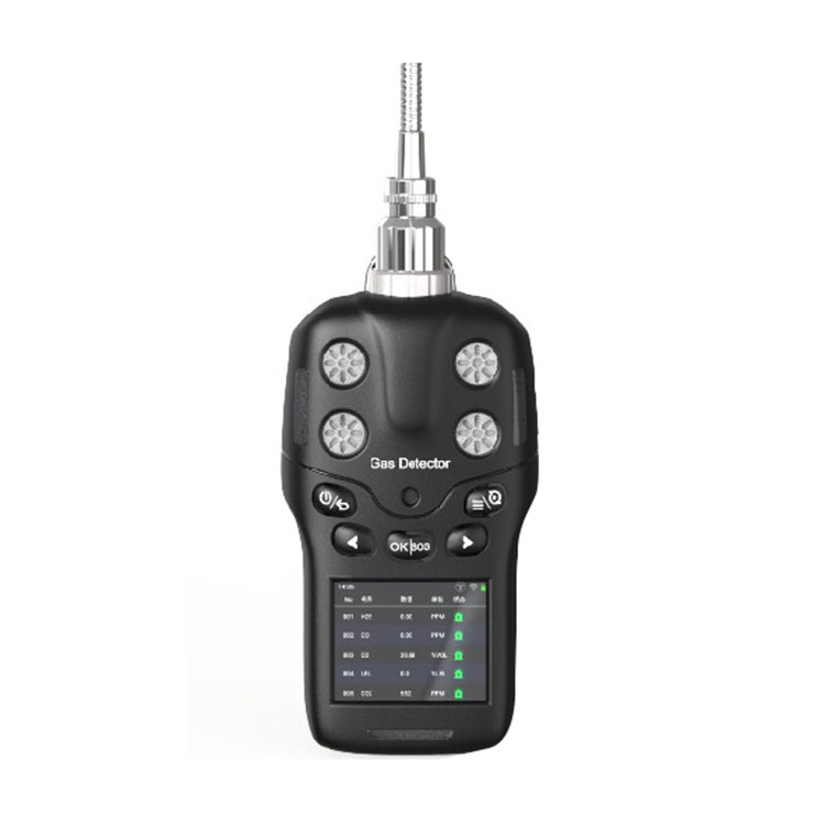 အိတ်ဆောင် 4-in-1 ဓာတ်ငွေ့ detector
