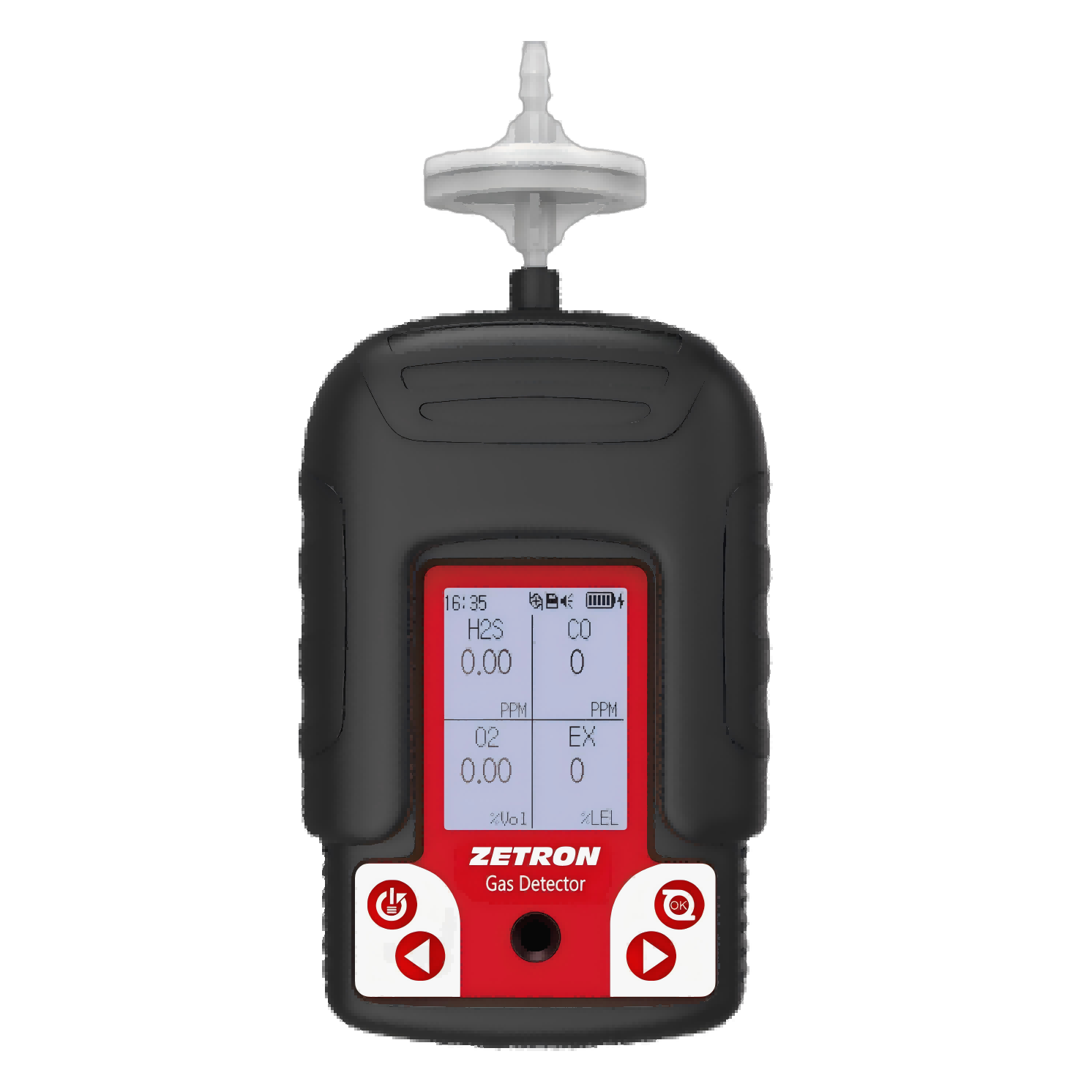 အိတ်ဆောင် 4-in-one ဓာတ်ငွေ့ detector
